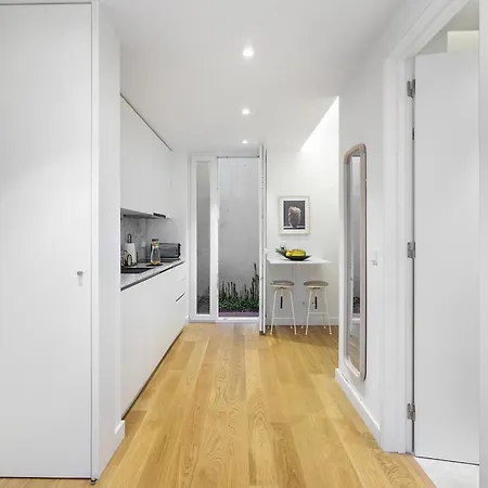 Alcantara Blue Flats *