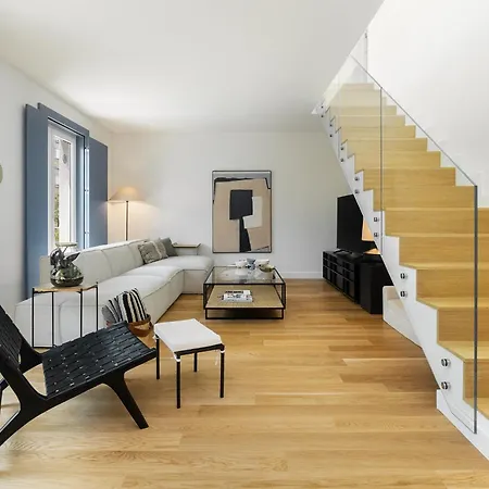 Alcantara Blue Flats *