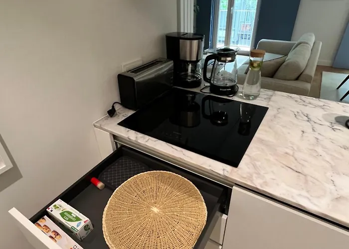 Alcantara Blue Flats