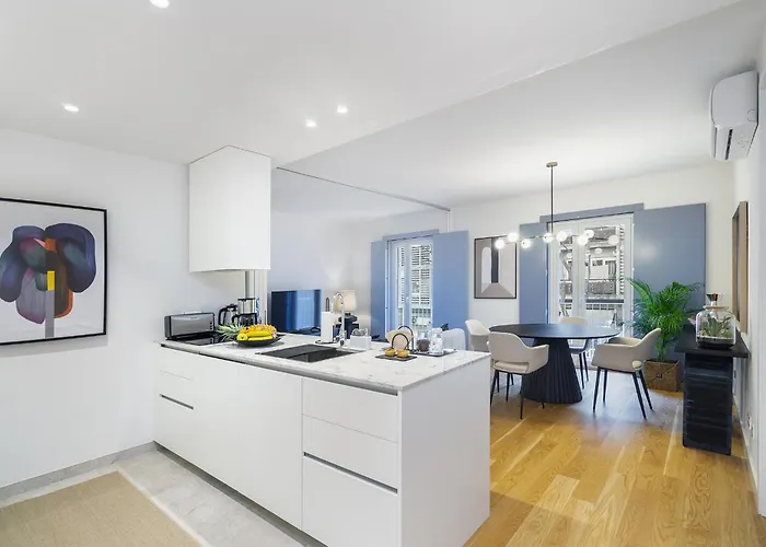 Alcantara Blue Flats