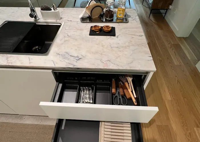 Alcantara Blue Flats *