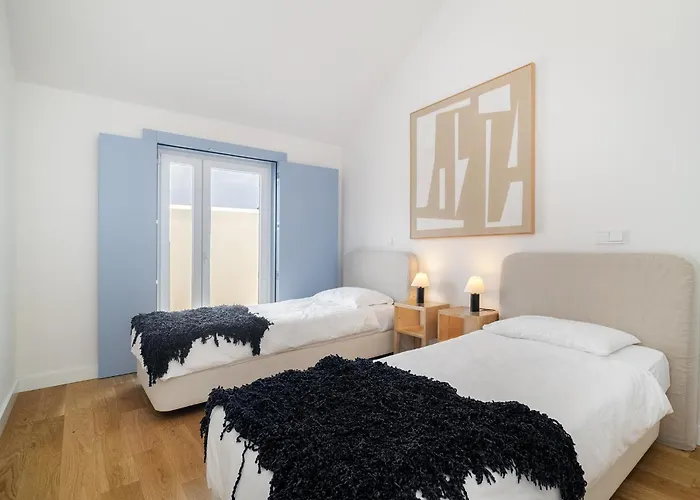 Alcantara Blue Flats